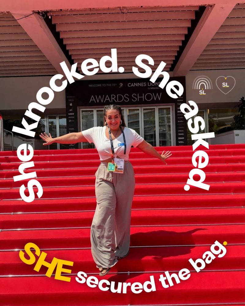 Randa Quraan on the Cannes Lions red steps