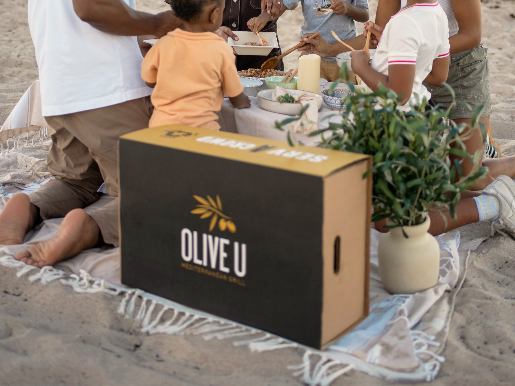 Olive U creator content shoot on Miami Beach
