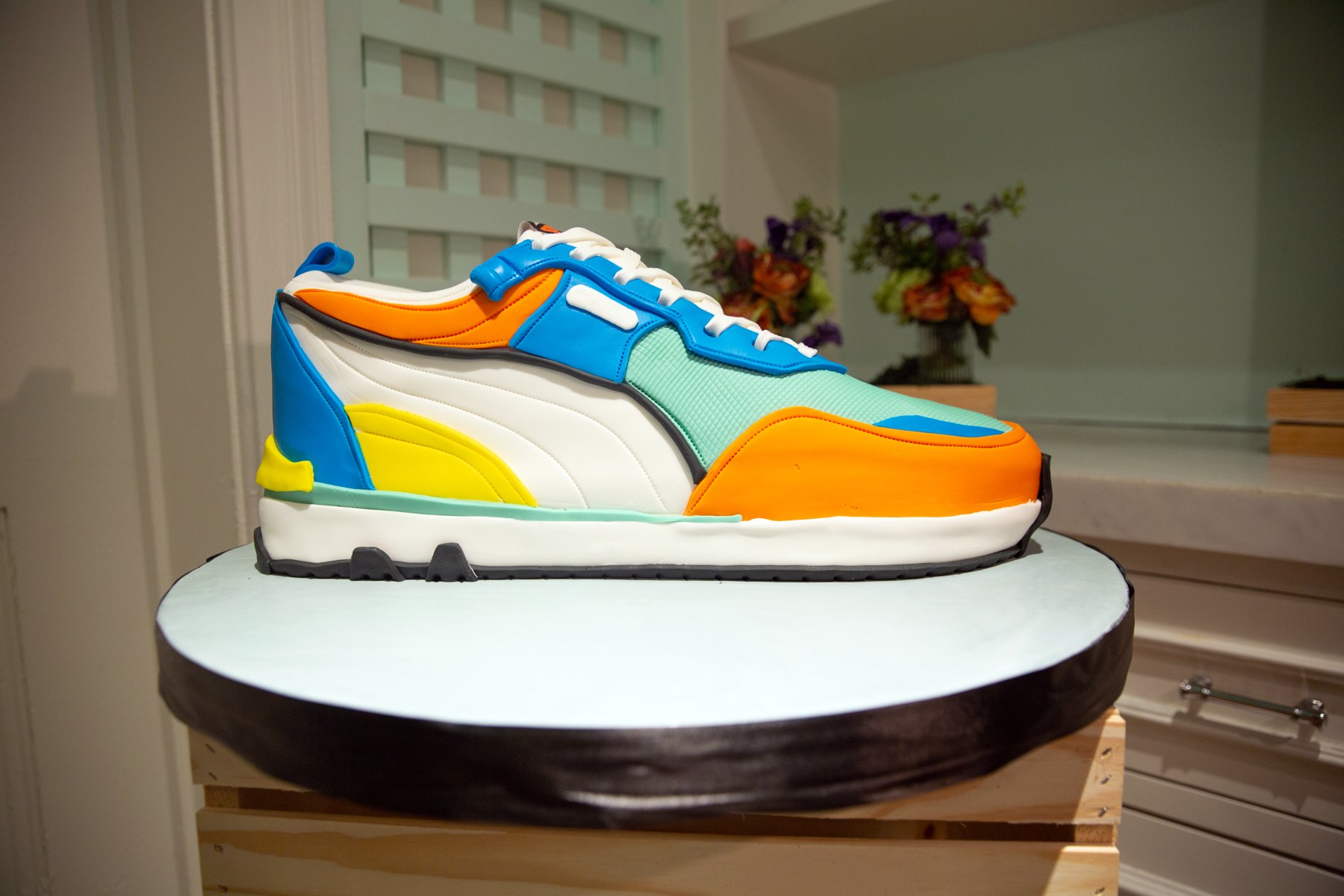 The PUMA drop on display at the dinner