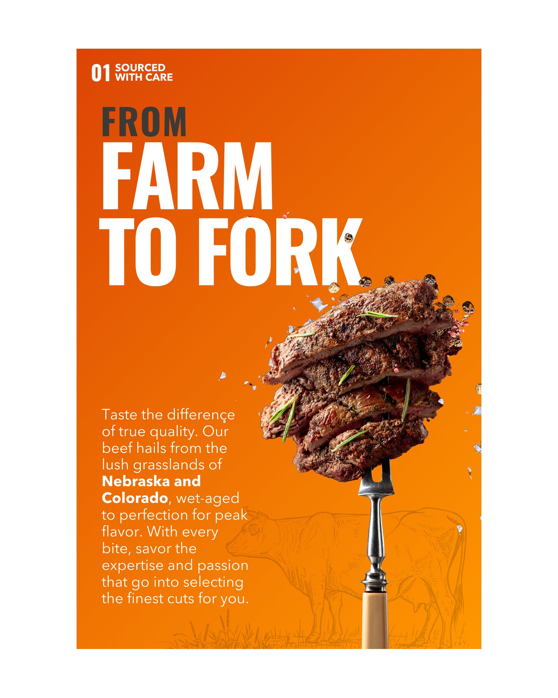 From Farm to Fork poster from the history of Wild Fork room